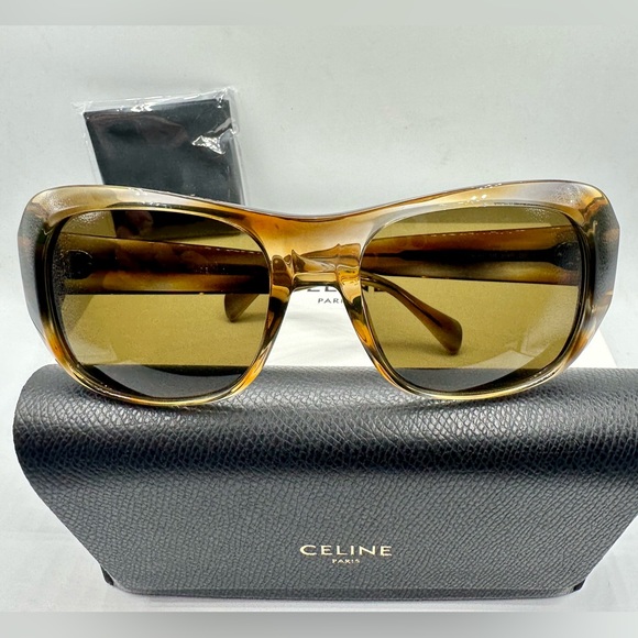 Celine Square Sunglasses.Model CL400491  55E 🏆100% Automatic Italy🇮🇹‼️ - Picture 4 of 15